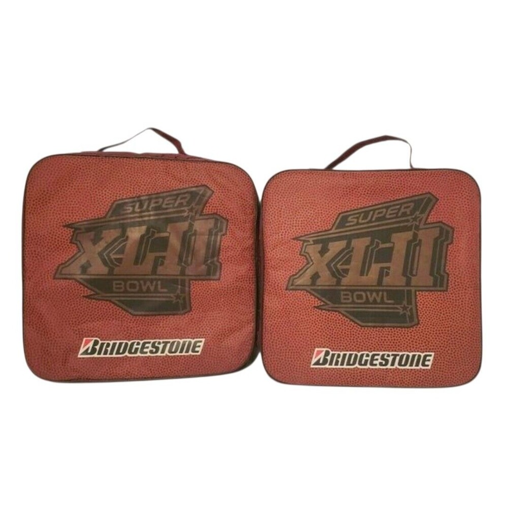 Super Bowl XLll Seat Cushions NY Giants Vs New England Patriots In Arizona 2008